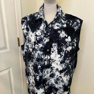 Collusion Tie Dye Denim Tunic. Size US 12